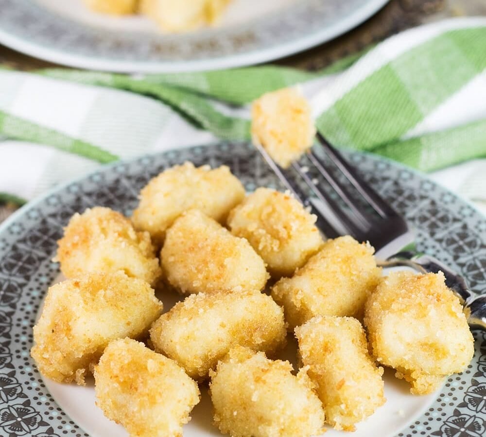 Traditional Hungarian Potato Dumplings with Toasted Breadcrumbs (Krumpligombóc)