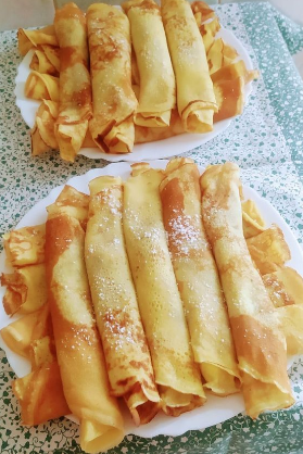 Traditional Hungarian Palacsinta (Hungarian Crepes)